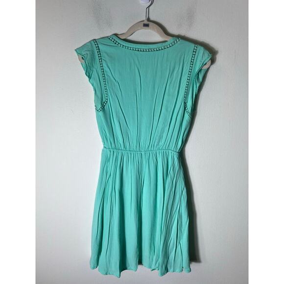 Gianni Bini Mint Flutter Sleeve Mini Dress Sz XS - Picture 2 of 3